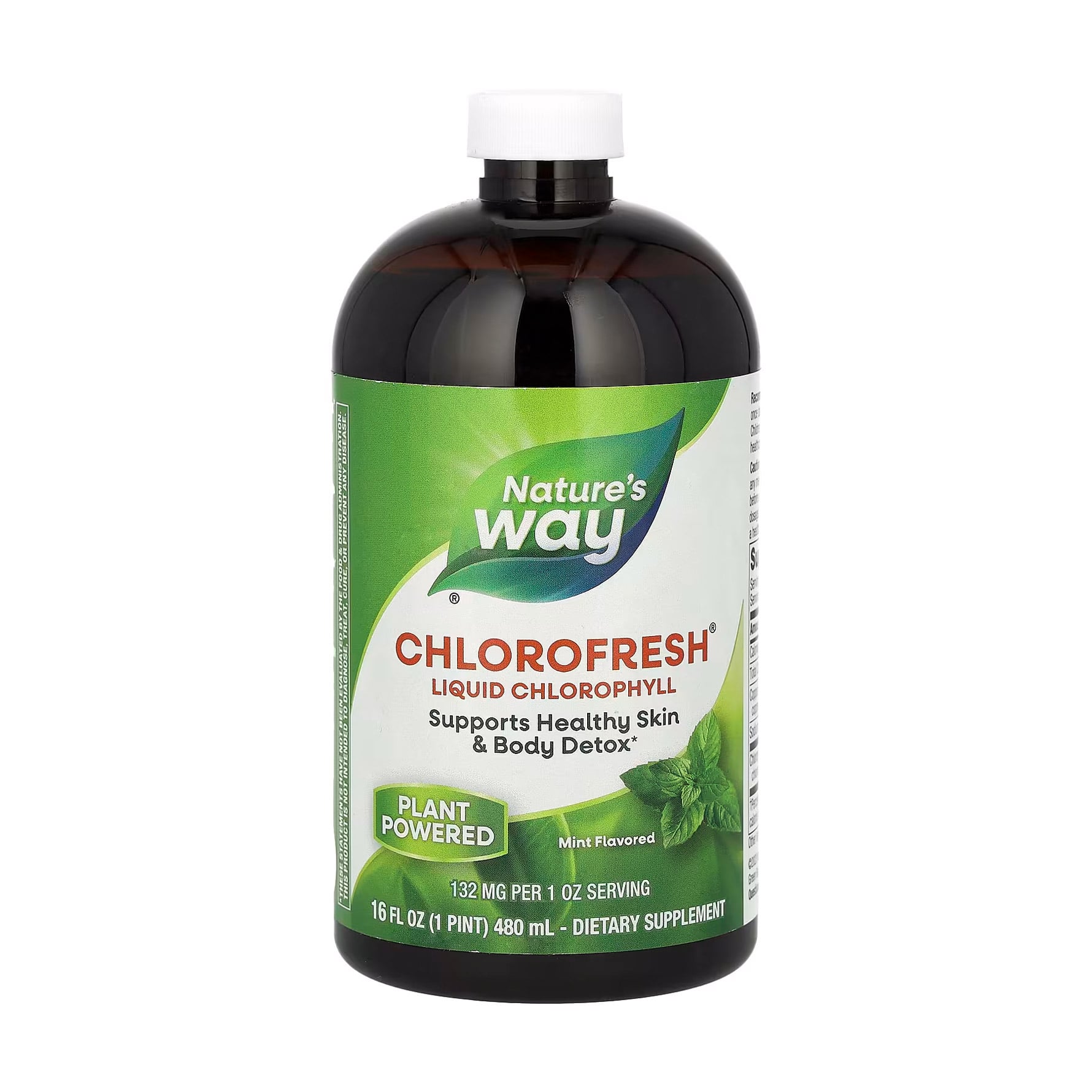 Рідкий хлорофіл Nature's Way Chlorofresh з м'ятним смаком, 480 мл