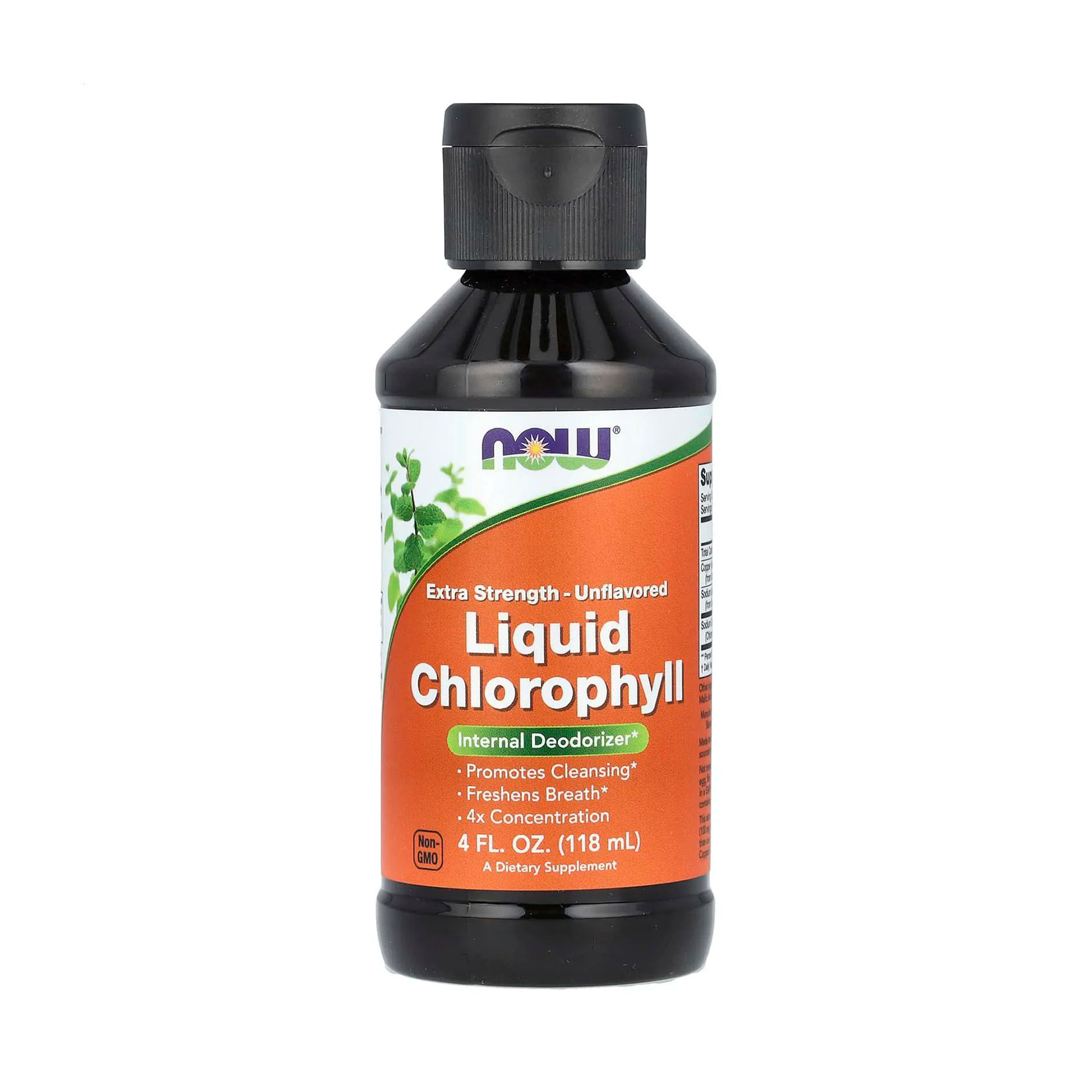 Рідкий хлорофіл NOW Foods Liquid Chlorophyll без ароматизаторів, 118 мл